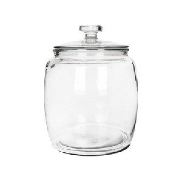 Üveg tárolóedény üveg fedővel - 10 L