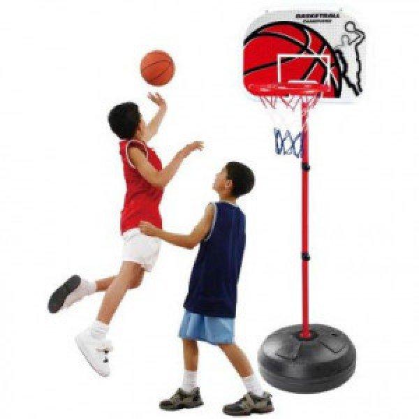 Állítható kosárlabda palánk labdával, pumpával