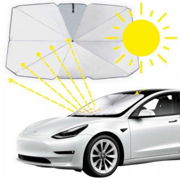Autós napfényvisszaverő ernyő - szélvédőtakaró
