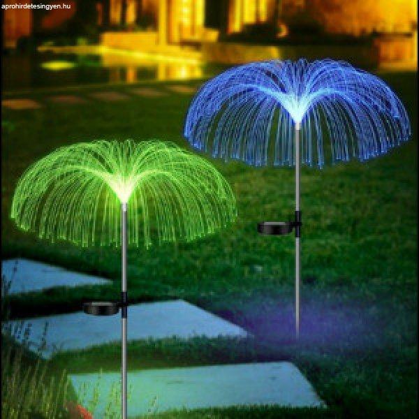 Napelemes kerti leszúrható dekor lámpa, 2 db - medúza - MS-1014