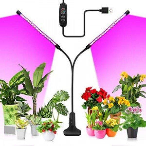 Kétágú növénynevelő lámpa 40 LED-es