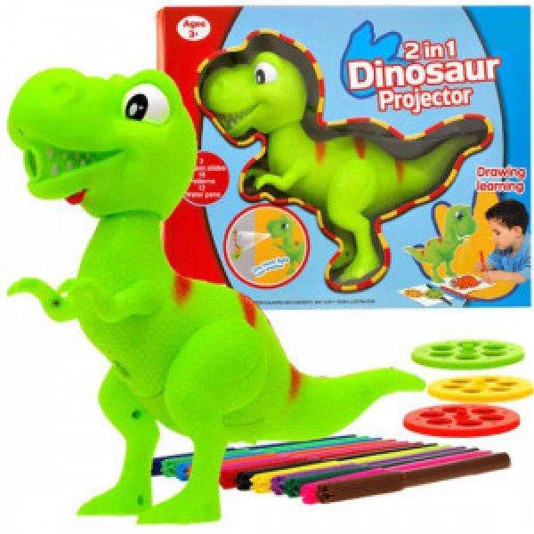 Dinoszaurusz T-rex projektor + tollak