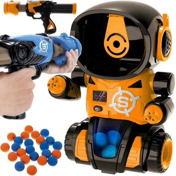 Céllövő robotos játék gyerekeknek - 2 puskával
és rengeteg szivacs tölténnyel (BB-21833)