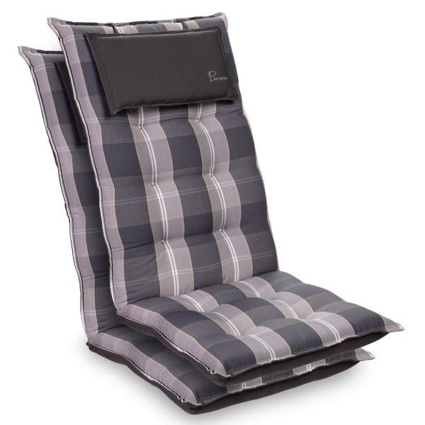 Blumfeldt Sylt, üléspárna, üléspárna székre, magas háttámla, párna,
poliészter, 50 x 120 x 9 cm, 2 x huzat