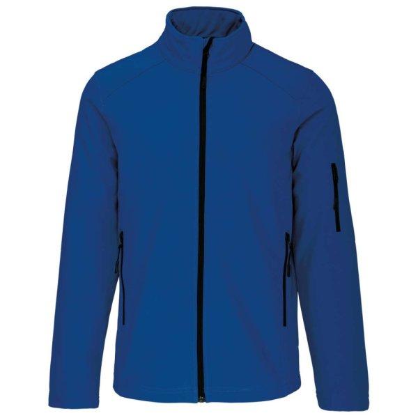 Férfi 3 rétegű softshell dzseki, Kariban KA401, Dark Royal Blue-M