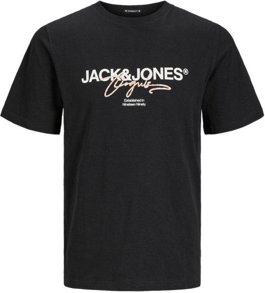 Jack&Jones Férfi póló JORARUBA Standard Fit 12255452 Black M