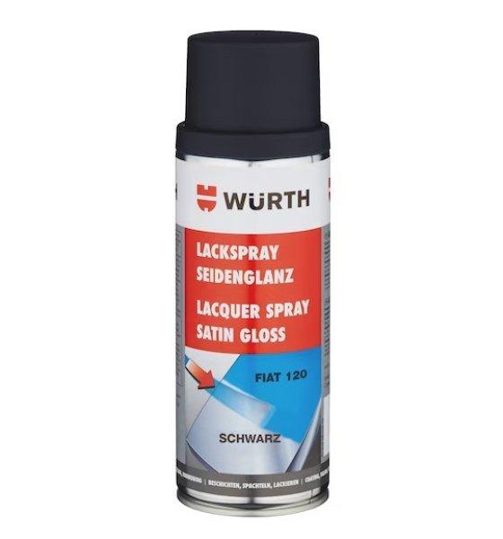 Würth Lakkspray Selyemfényű Fekete 400Ml