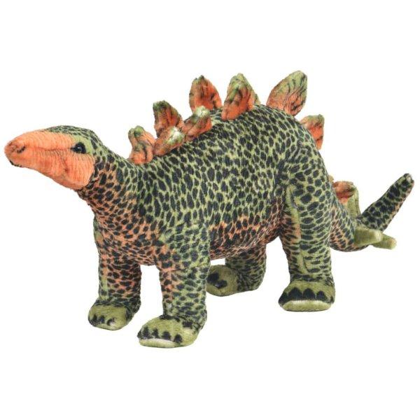 vidaXL zöld és narancs álló stegosaurusz plüssjáték XXL