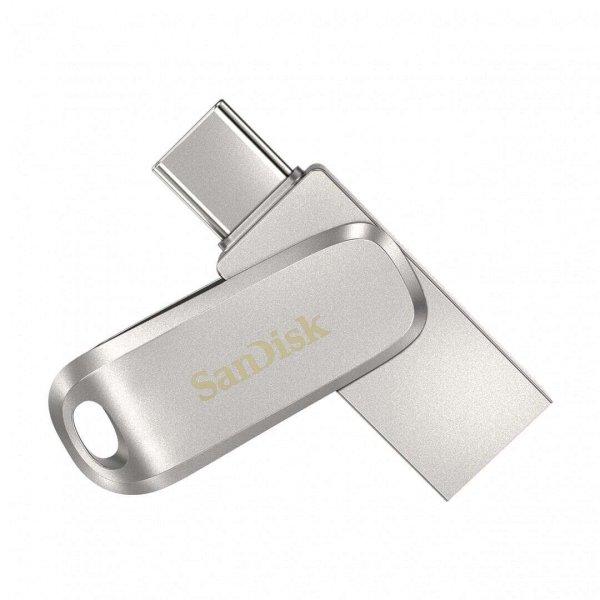 Sandisk 1TB Ultra Dual Drive Luxe USB Type-C Flash Drive Silver (186467)
