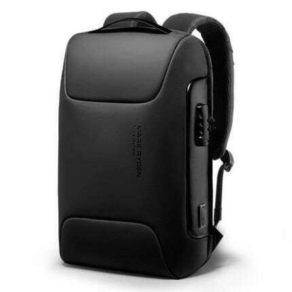 Mark Ryden Smart férfi hátizsák , 15,6 laptop, teljesen vízálló, USB és
micro USB, vízálló zseb és lakat