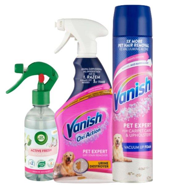 Pet Care csomag - Vanish folttisztító és Air Wick légfrissítő
