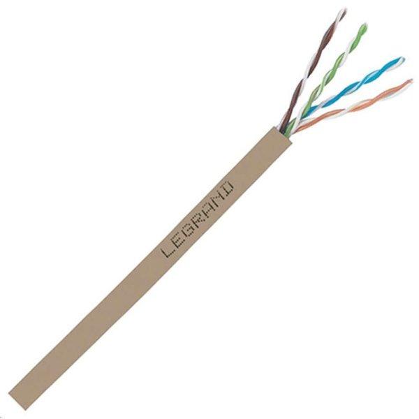 Legrand fali kábel, réz, Cat5e, árnyékolt (FTP), PVC, bézs, 305m (632717)
(632717)