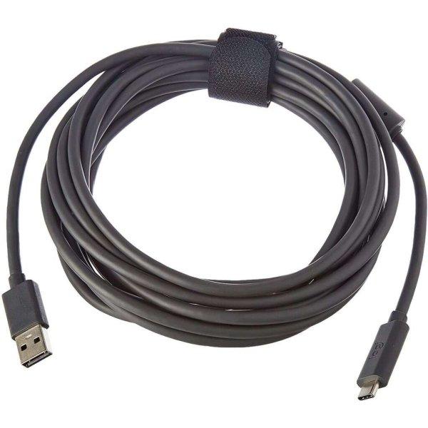 Logitech Group USB-C - USB-A kábel (993-001391) (993-001391)