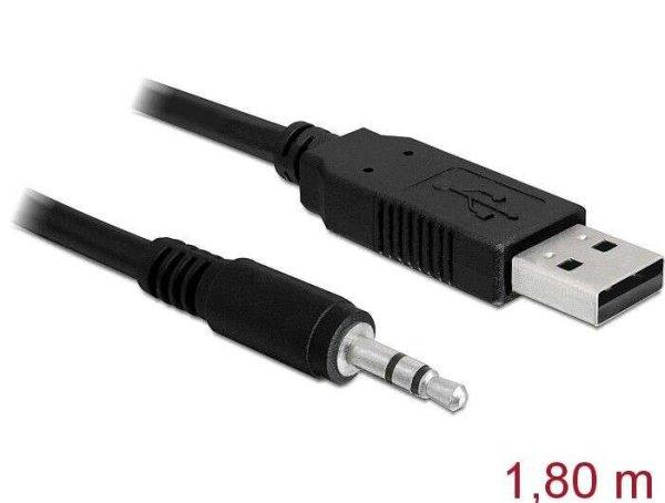 DeLock Converter USB 2.0 Type-A male to Serial TTL 3.5mm 3pin stereo jack 1,8m
(5V) 83115
