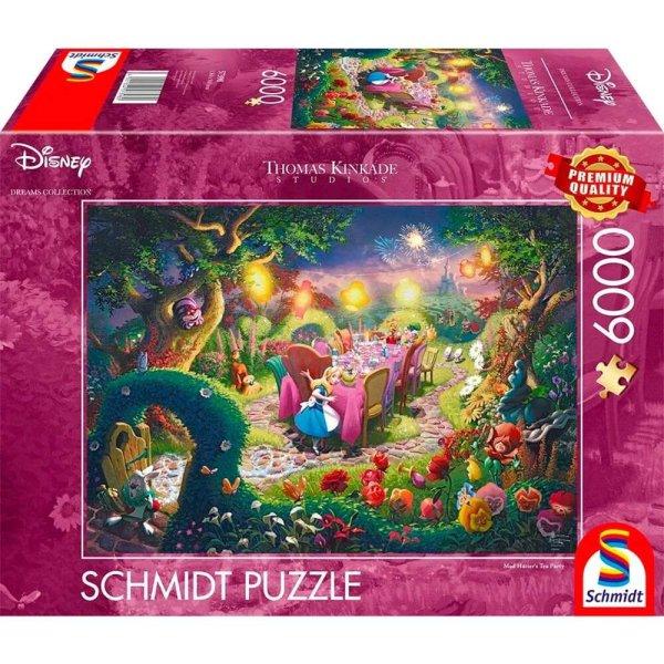 Schmidt Spiele Disney Dreams Gyűjtemény - Alice csodaországban : Az Őrült
kalapos Teapartyja 6000 darabos puzzle (57398)