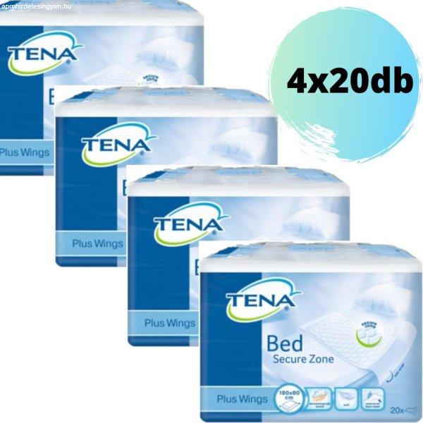 Tena Bed Secure Zone Plus Wings Betegalátét - Nagy kiszerelés 80x180cm
(4x20db)