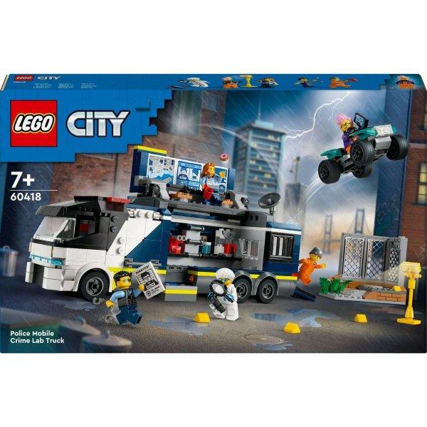 LEGO® (60418) City - Rendőrségi mozgó bűnügyi labor