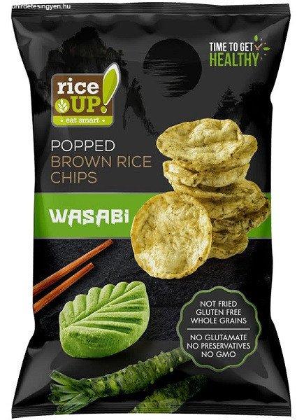 Rice Up 60G Brown Rice Chips Wasabi