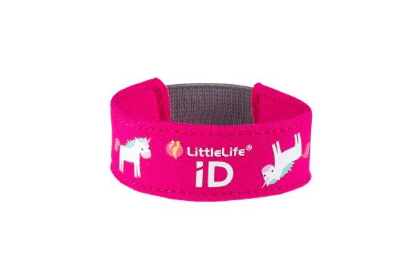 LittleLife iD Strap ID azonosító biztonsági baba karkötő Egyszarvú