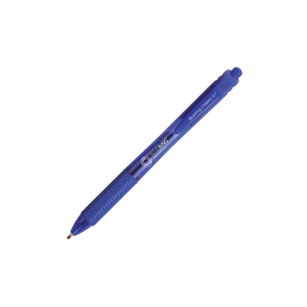 Rollertoll 0,7mm, nyomógombos, Bluering® Classic, írásszín kék