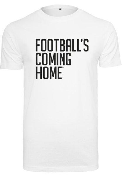 Mr. Tee Footballs Coming Home Logo Tee white