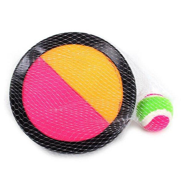 Mini catch ball szett (narancs-pink,15 x 15 cm)