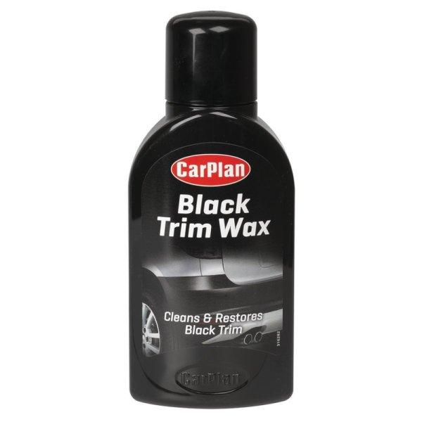 CarPlan, Black Trim Wax, Lökhárítő és Műanyagápoló, 375ml