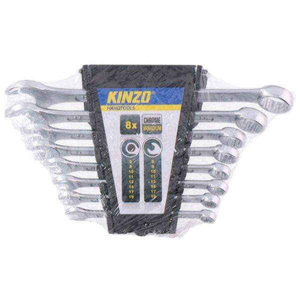 Kinzo tools, 8 db - os csillag-villáskulcs készlet