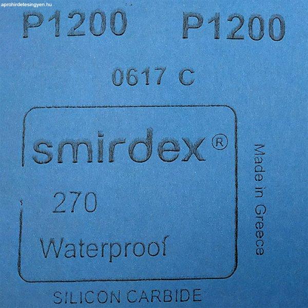 Smirdex 270, Vízálló Csiszolópapír, 230x280mm, P1200