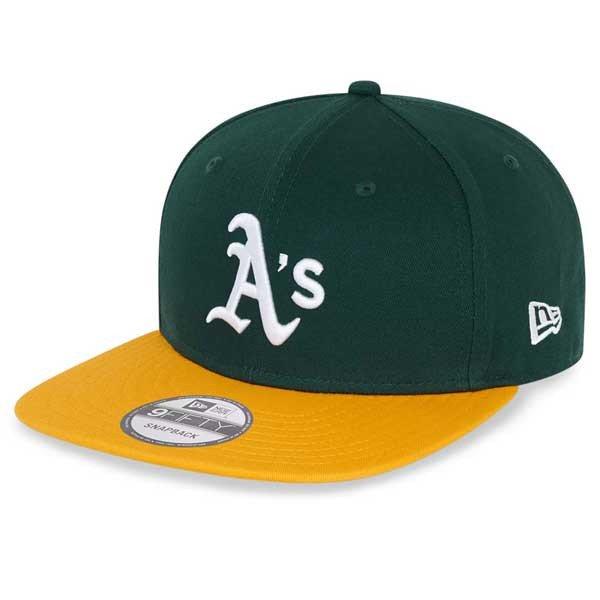 sapka New Era 9Fifty MLB Essential Oakland Athletics Dark Green Snapback Cap