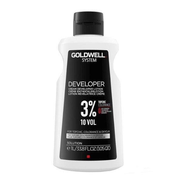 Goldwell Krémes előhívó emulzió 3 % 10 VOL (Cream
Developer Lotion) 1000 ml