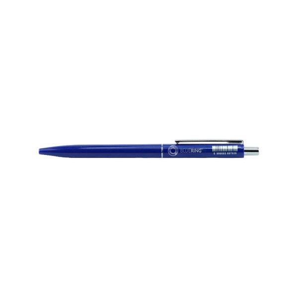 Golyóstoll 0,8mm, nyomógombos műanyag kék test, Bluering® Z3, írásszín
kék 5 db/csomag