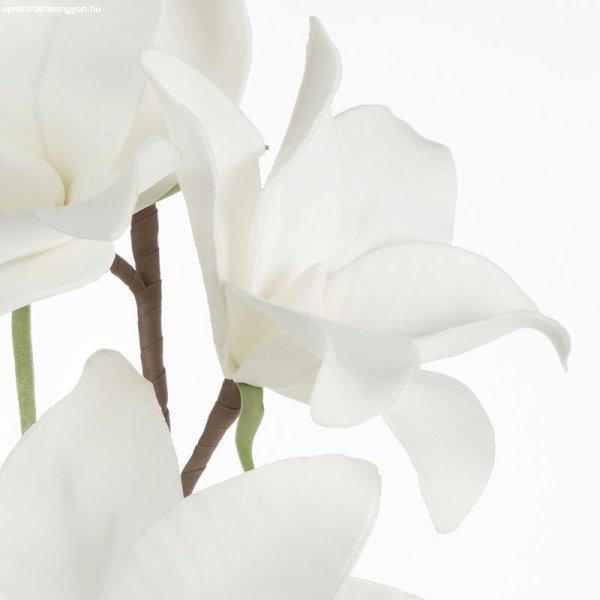 Orchidea művirág 728 Fehér