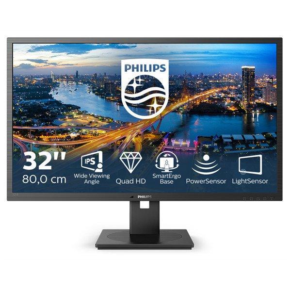 PHILIPS IPS monitor 31.5" 325B1L, 2560x1440, 16:9, 250cd/m2, 4ms,
DisplayPort/2xHDMI/5xUSB, hangszóró