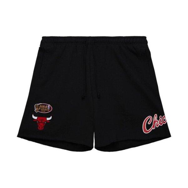 Mitchell & Ness shorts Chicago Bulls Postgame Fleece Shorts Vintage Logo black