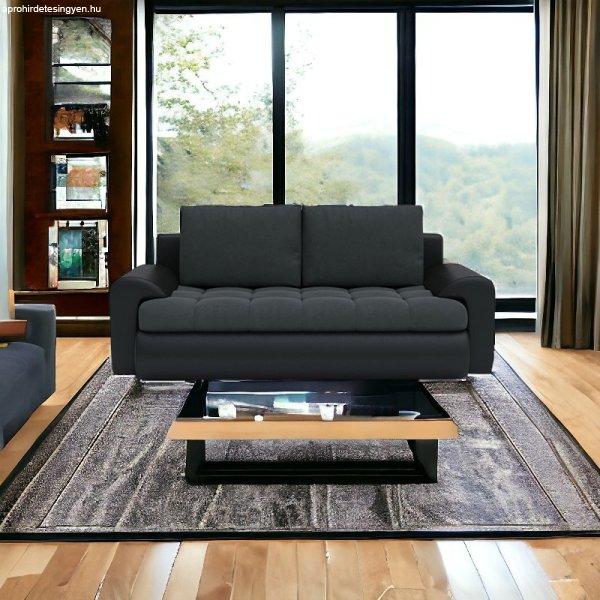 Faito VIII kinyitható kanapé, szín - sötétszürke / fekete