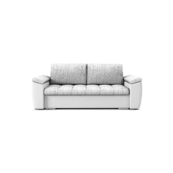 Makalu kinyitható kanapé, szín - szürke / fehér