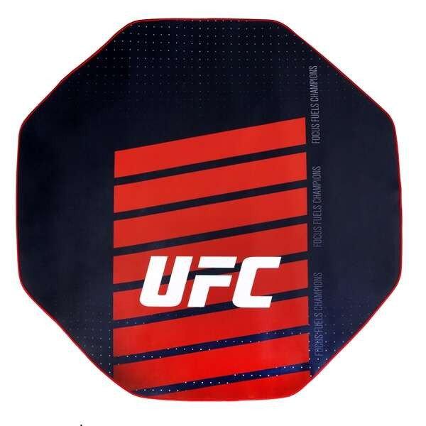 Konix - ufc gaming szőnyeg kör alakú 1000x1000mm, fekete-piros KX-UFC-FMAT