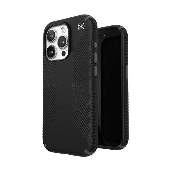 Speck Presidio2 Grip - telefontok iPhone 15 Pro (fekete / Slate Grey / fehér)