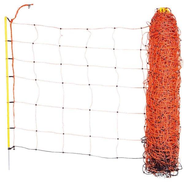Birkaháló, 50 m, narancs, 108 cm, szimpla leszúrós