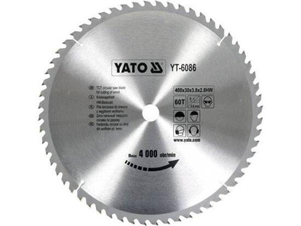 YATO 6086 Körfűrész lap vídiás 400x60x30 YT-6086