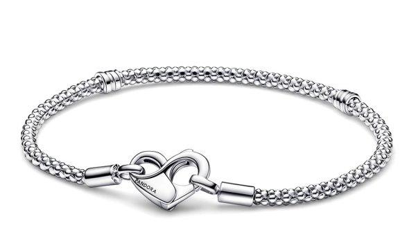 Pandora Kifinomult ezüst karkötő Moments szív 592453C00 17
cm