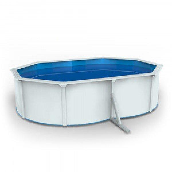 Pontaqua Family Pool ovális 4,9x3,6x1,2 fehér, 0,4mm