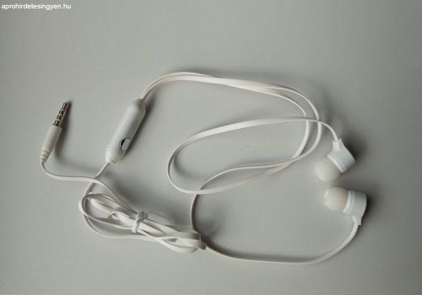 Utángyártott fehér 3,5mm sztereo headset