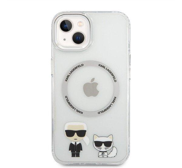 Karl Lagerfeld and Choupette MagSafe hátlap tok Apple iPhone 14 Plus,
átlátszó