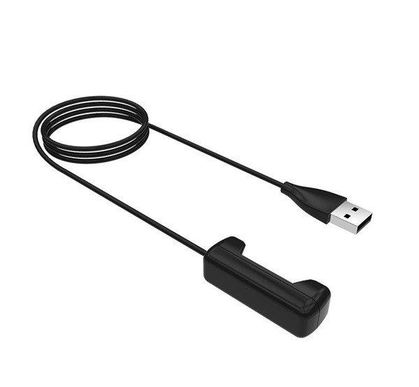 Töltő csatlakozó adapter kábel (1m) FEKETE Fitbit Flex 2