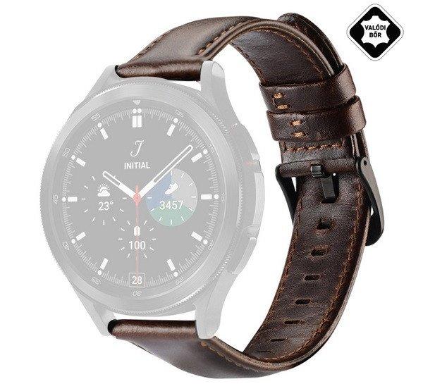 DUX DUCIS pótszíj (univerzális, 20 mm, valódi bőr) FEKETE Samsung Galaxy
Watch Active 2 40mm (SM-R830N), Amazfit GTS, Garmin Fenix 6S, Samsung Galaxy
Watch 3 41mm (SM-R850), Amazfit Bip U Pro Sma