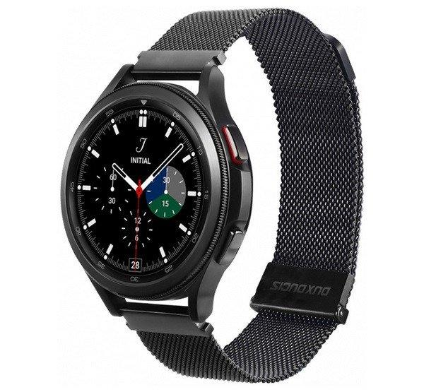DUX DUCIS pótszíj (univerzális, 20 mm, alumínium, milánói, mágneses zár)
FEKETE Samsung Galaxy Watch Active 2 40mm (SM-R830N), Amazfit GTS, Garmin Fenix
6S, Samsung Galaxy Watch 3 41mm (SM-R85