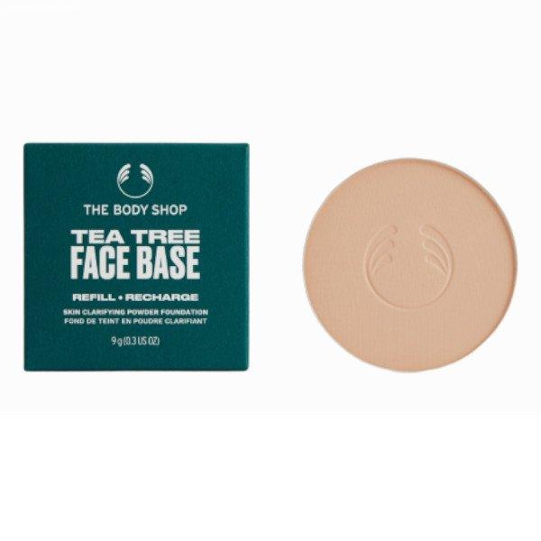 The Body Shop Csere utántöltő kompakt púderhez Tea Tree
Face Base (Skin Clarifying Powder Foundation Recharge) 9 g 1N Medium