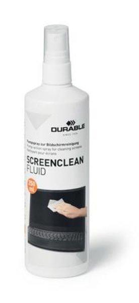 Tisztítófolyadék, képernyőhöz, spray, 250 ml, DURABLE "SCREENCLEAN®
FLUID"